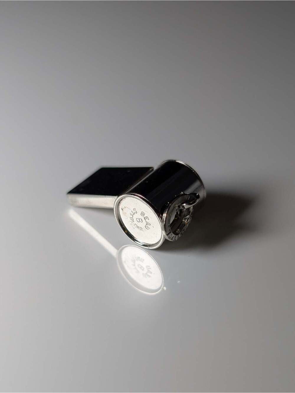 Vintage Operational Beau Whistle Sterling Silver Charm